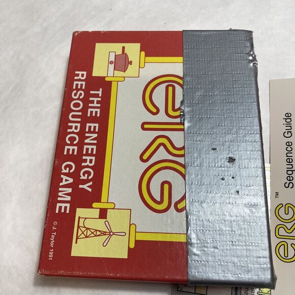 ERG Energy Resource Game Cards Box Instructions Sequence Guide STEM GAME - Picture 2 of 5